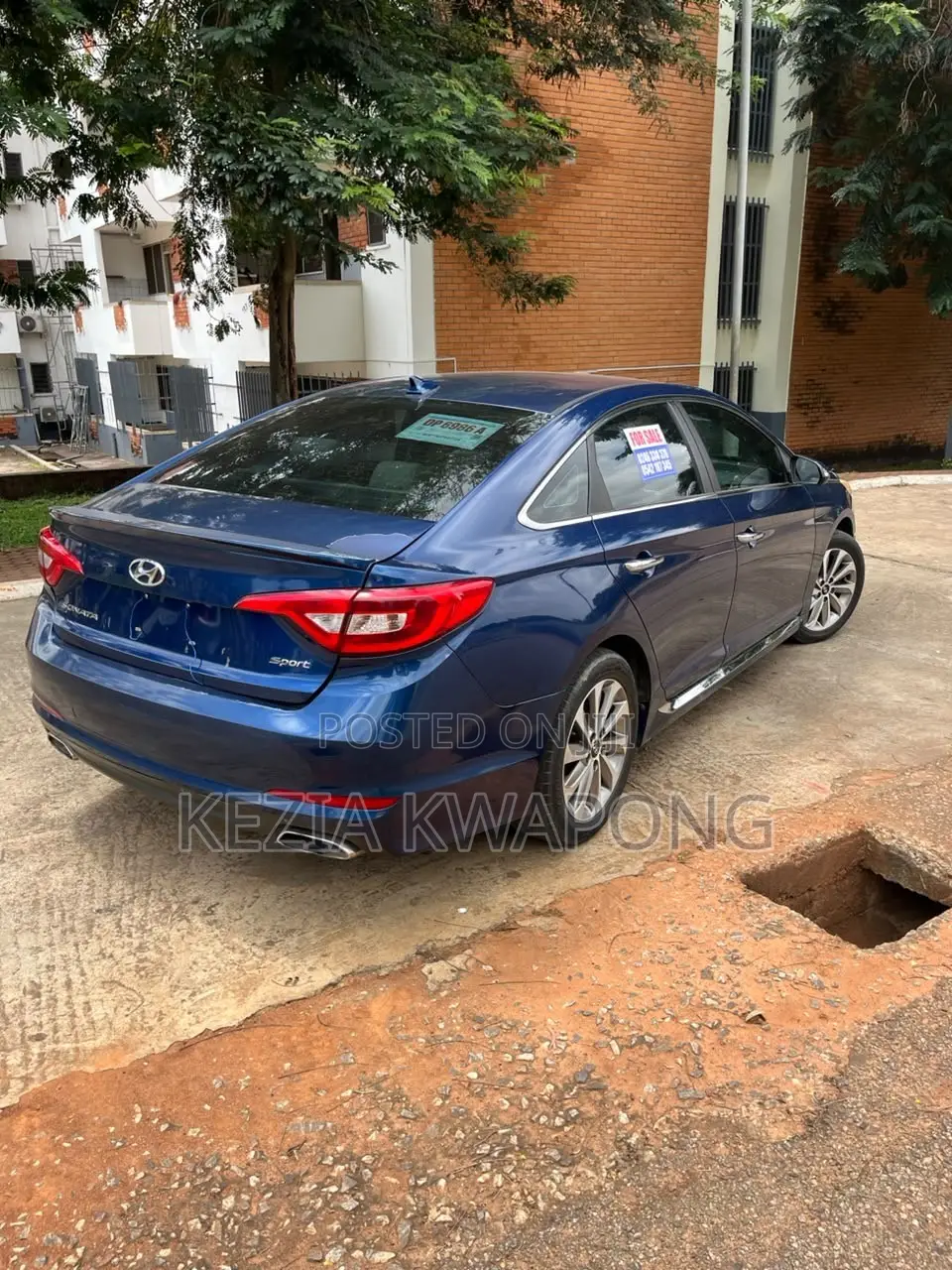 Hyundai Sonata Sport Sedan FWD (2.4L 4cyl 6A) 2017 Blue