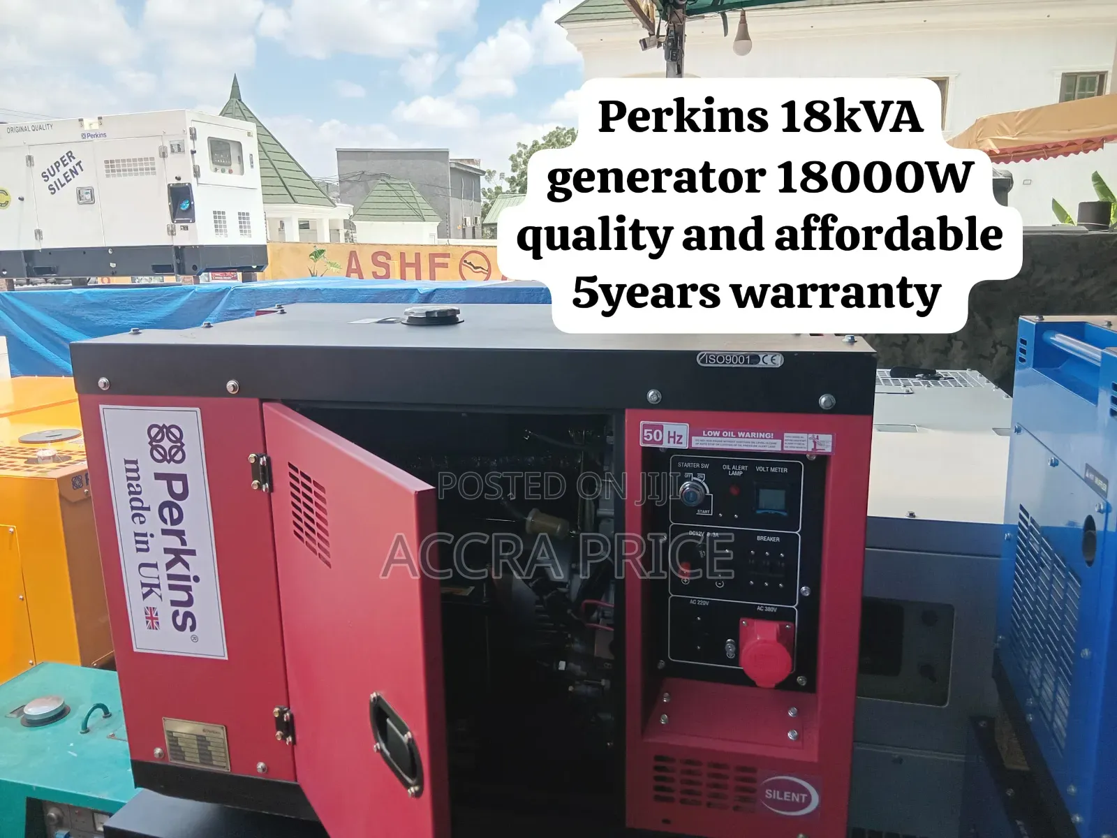 Perkins 18kVA HeavyDuty Generator Reliable Performance and Great Value