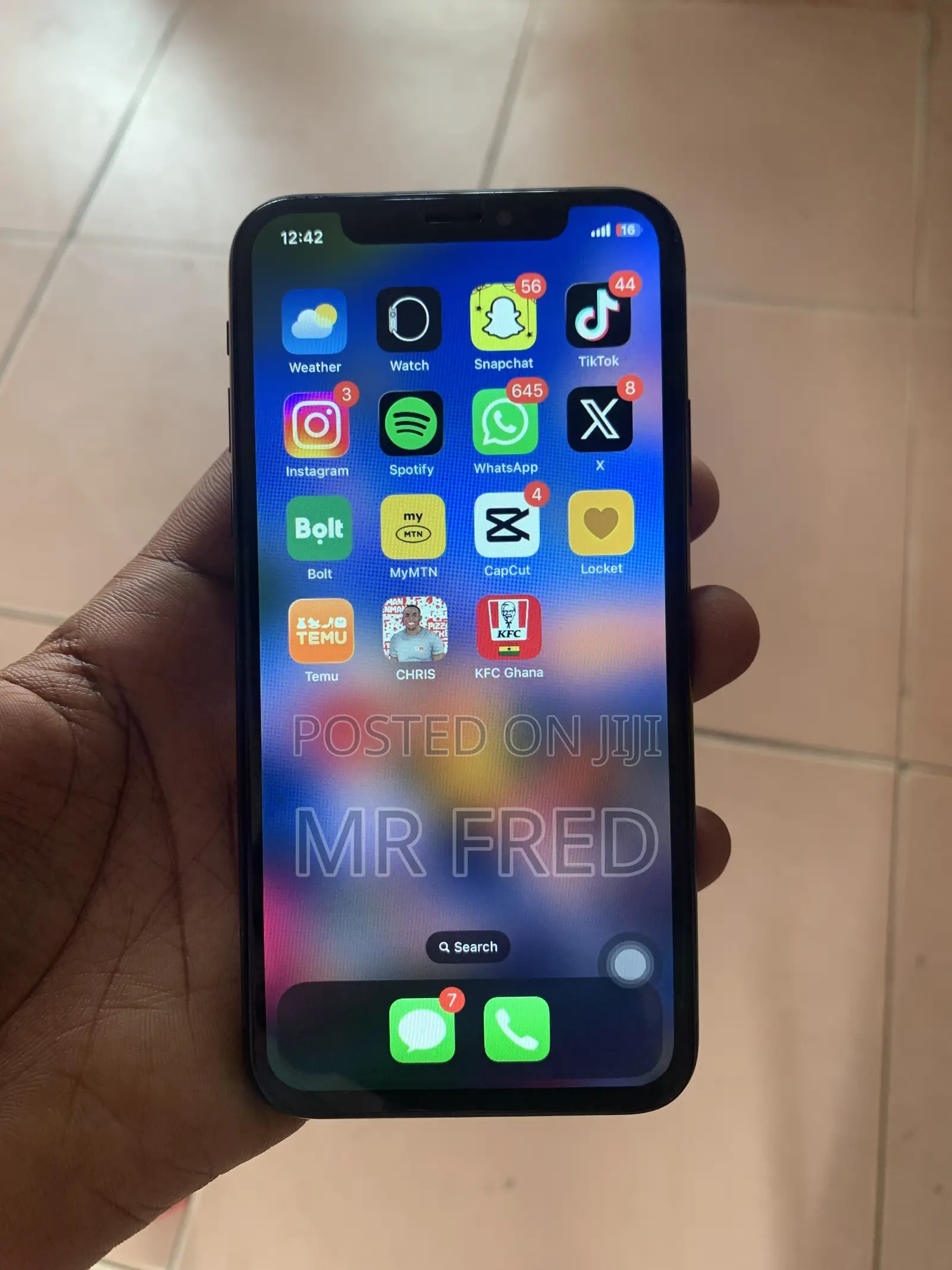 Apple iPhone X 64 GB Black