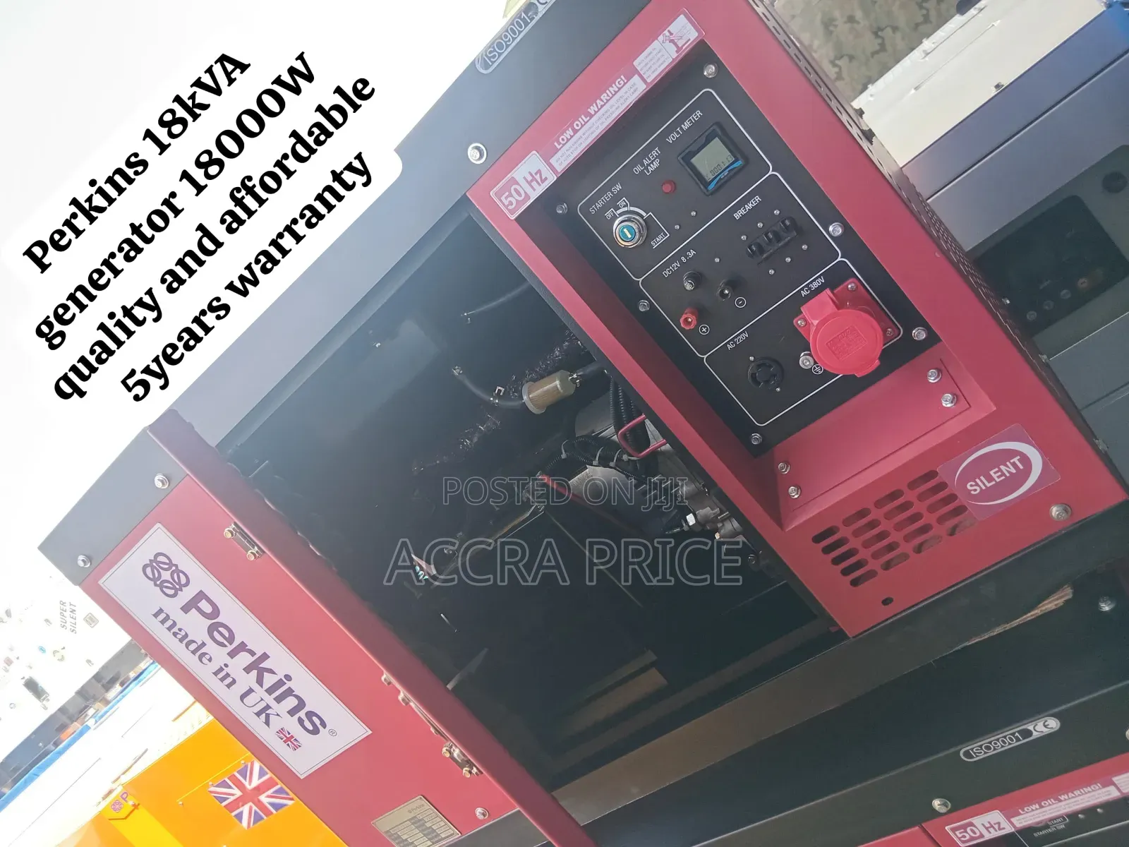 Perkins 18kVA Diesel Genset – Premium Quality With 5 Years Warranty