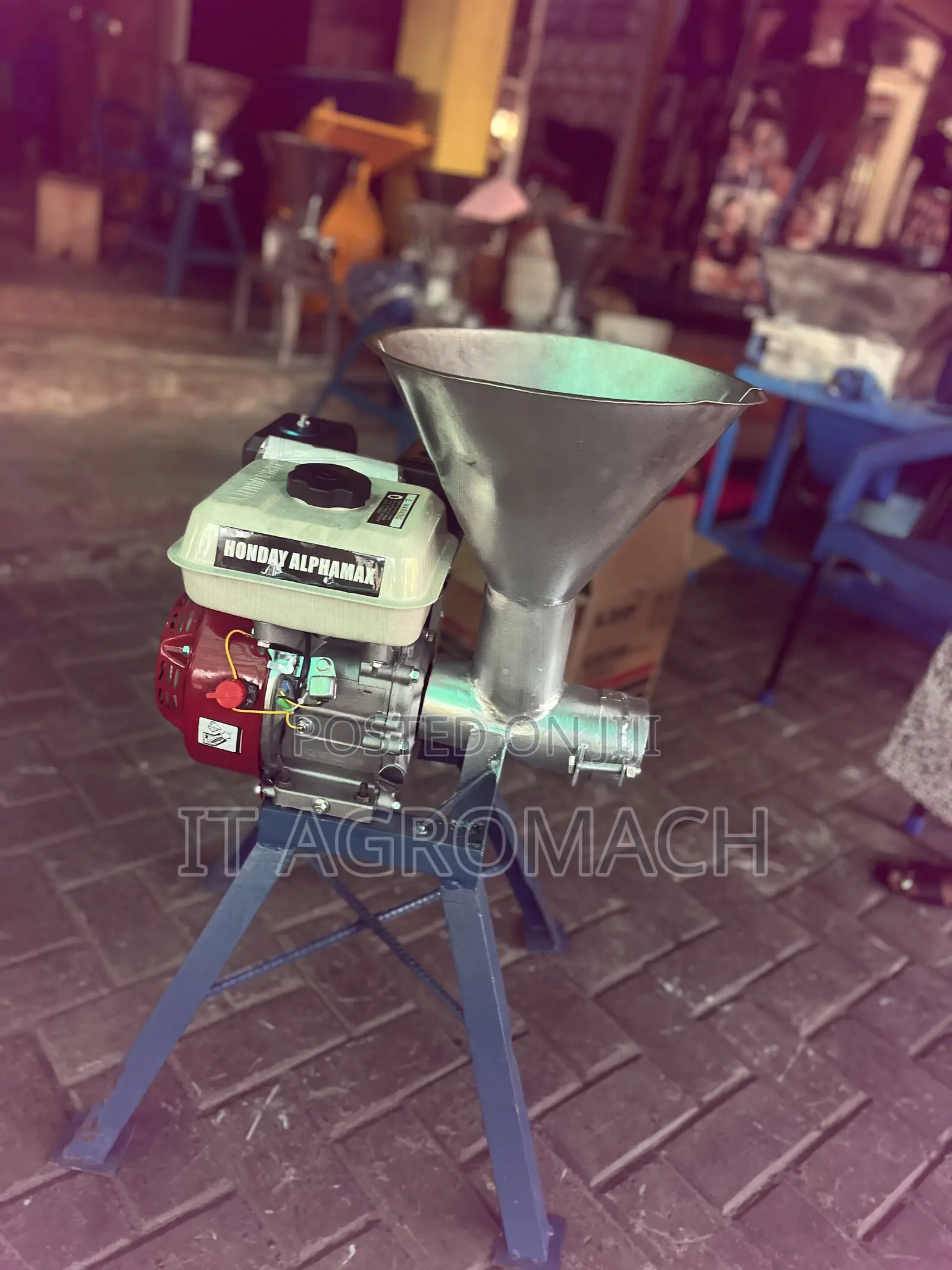 Small Fufu Machine With Petrol Engine