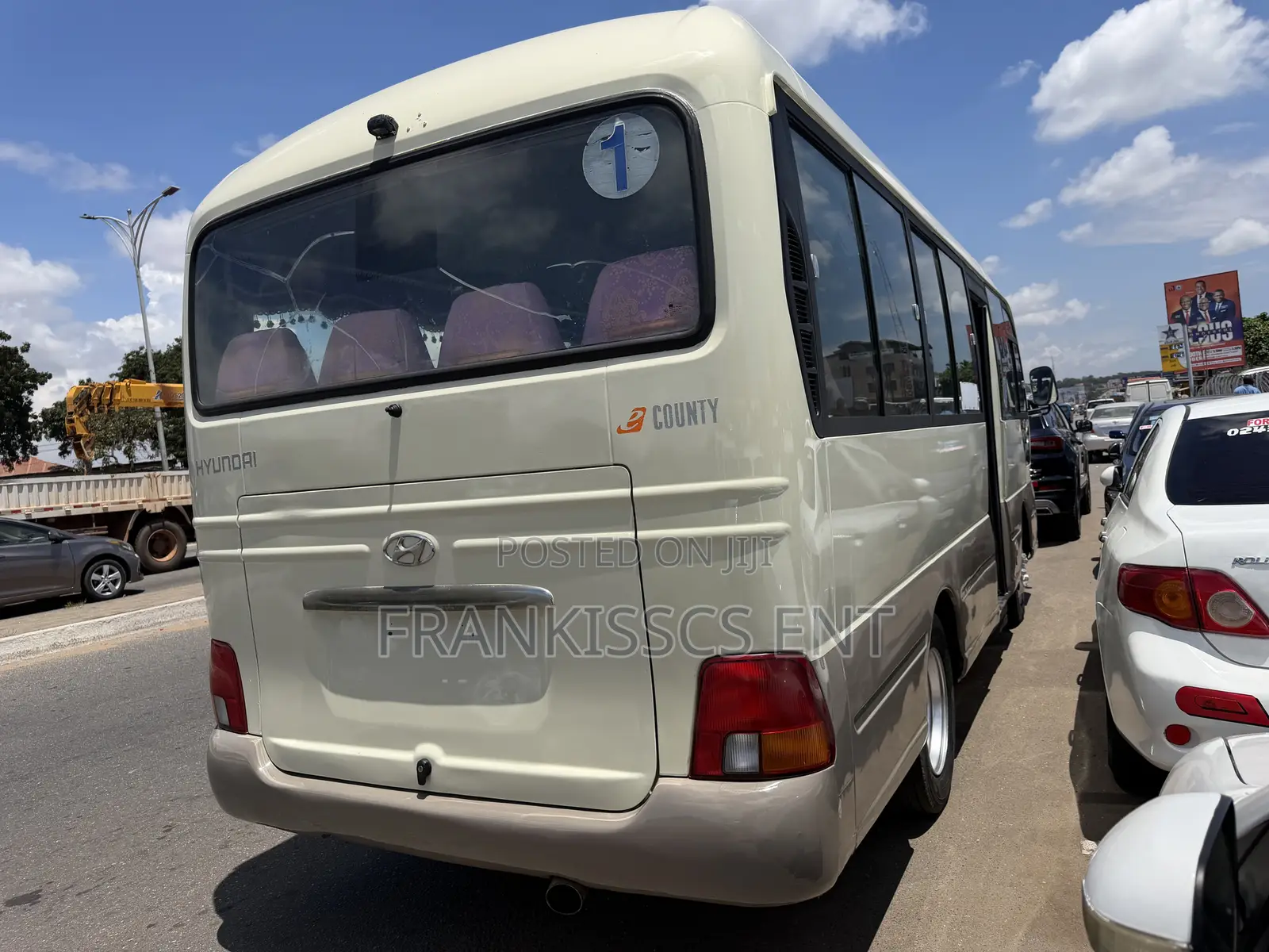 Hyundai County 2015 Beige