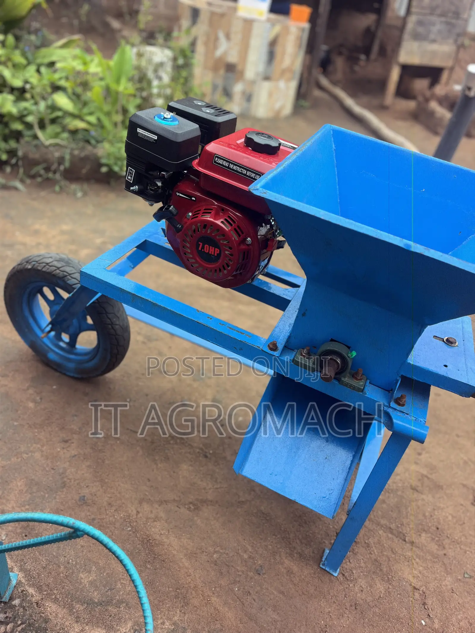 Small Cassava Grater With Petrol Engine