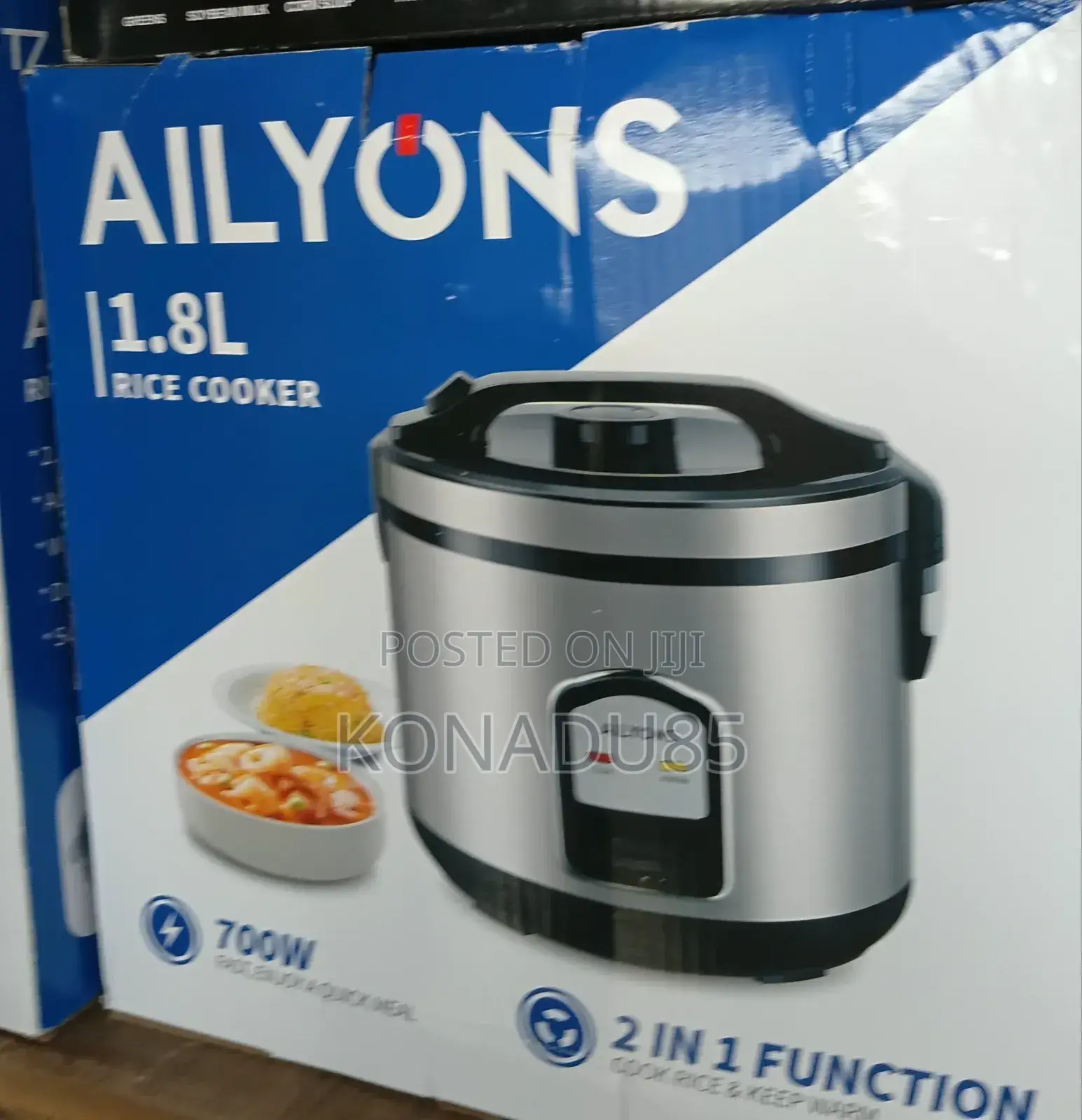 Ailyon 1.8Litter Rice Cooker