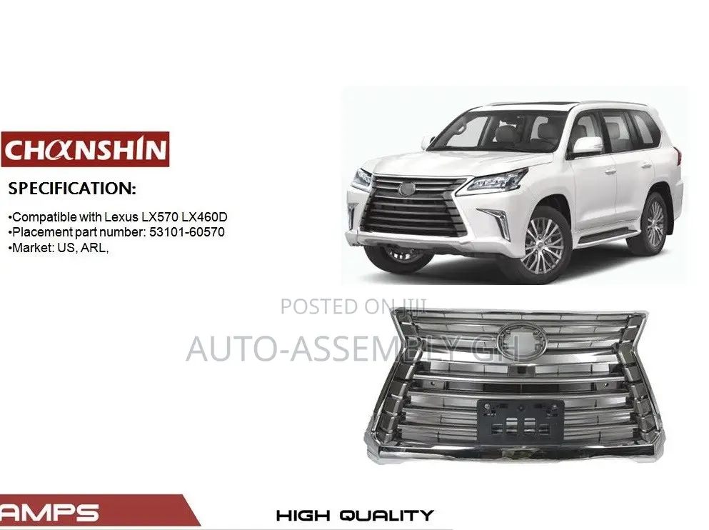 Lexus Lx570 Front Grill 2016,2018,2019,2020,2021