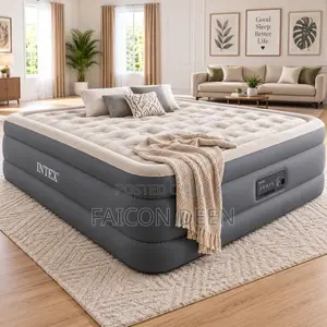 Unmatched Sleeping Luxury:Automatic: Inbuilt Pump Double Air Bed