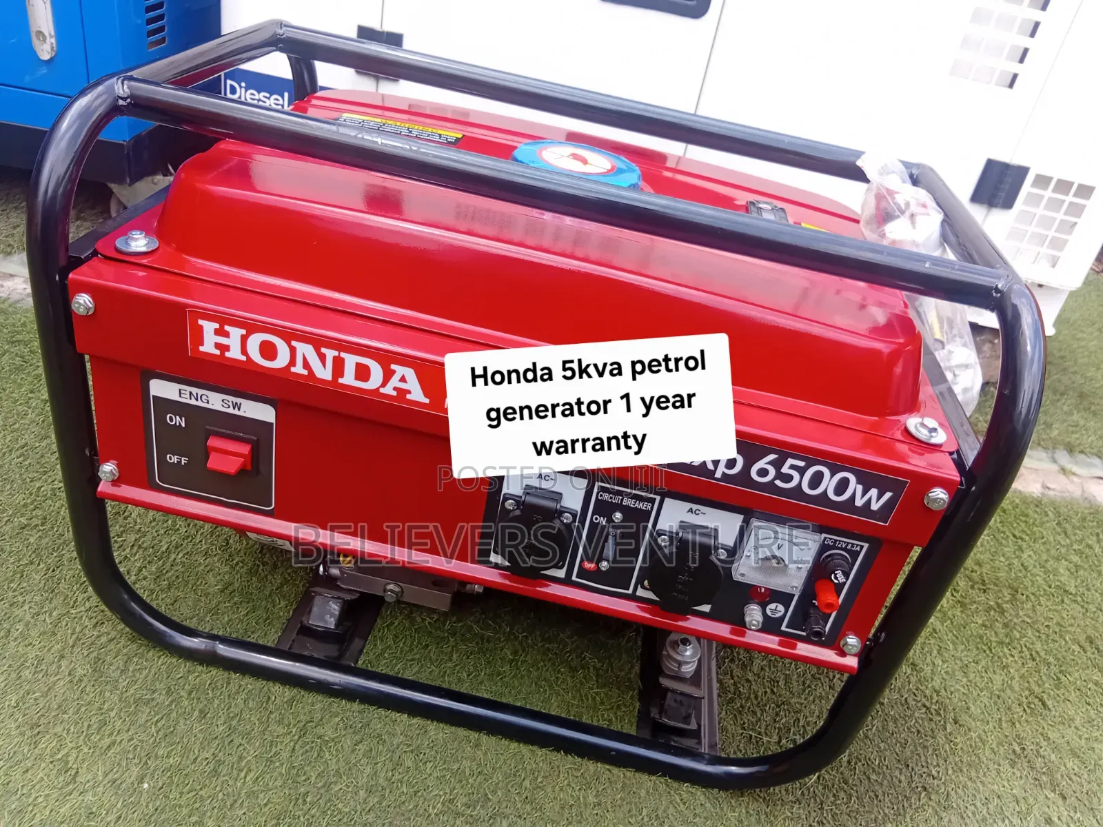 Honda Generator 5kVA – Efficient Petrol Power for Everyday Needs