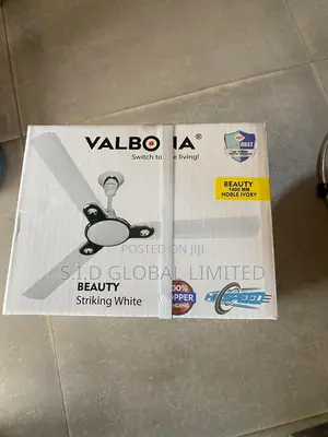 Valbona Beauty 1400mm Ceiling Fan Noble Ivory-100 Copper Winding