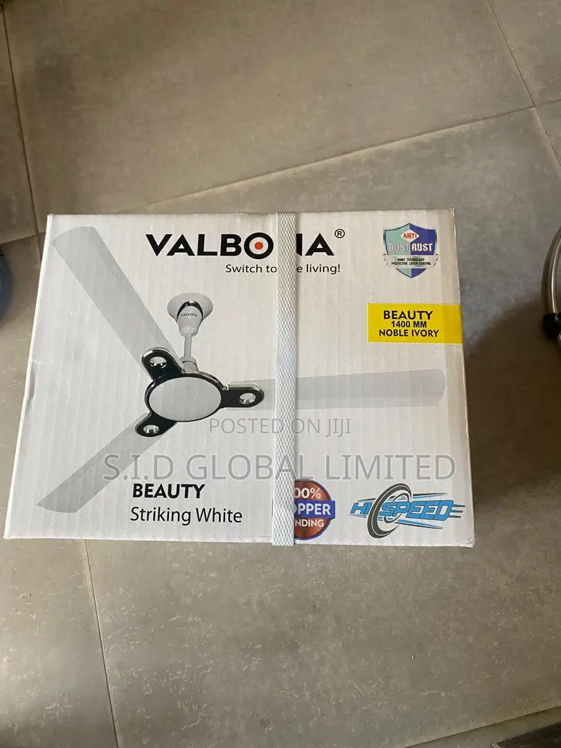 Valbona Beauty 1400mm Ceiling Fan Noble Ivory-100 Copper Winding