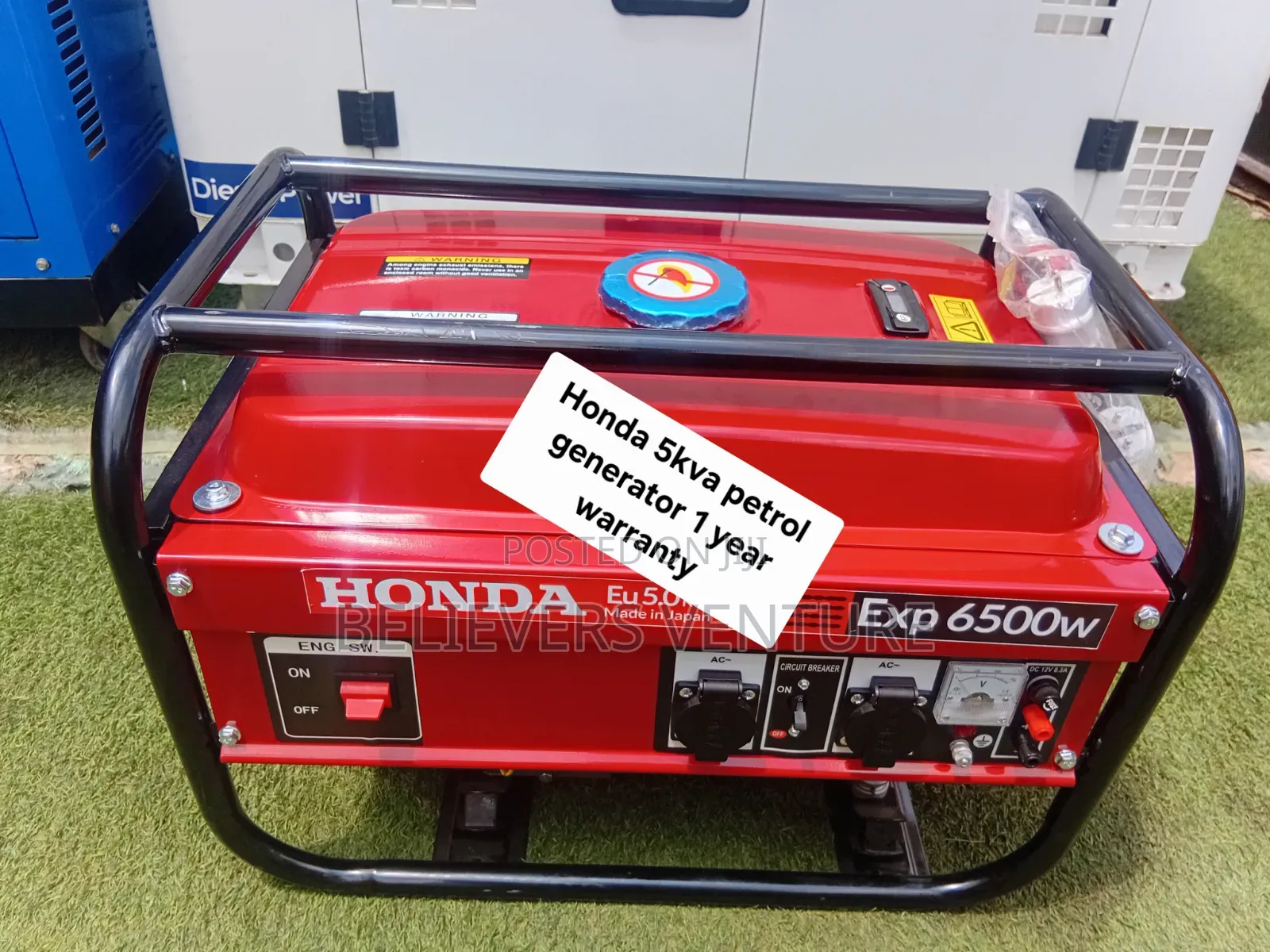Honda Petrol Generator 5kVA – Reliable Honda Power to Keep You Going