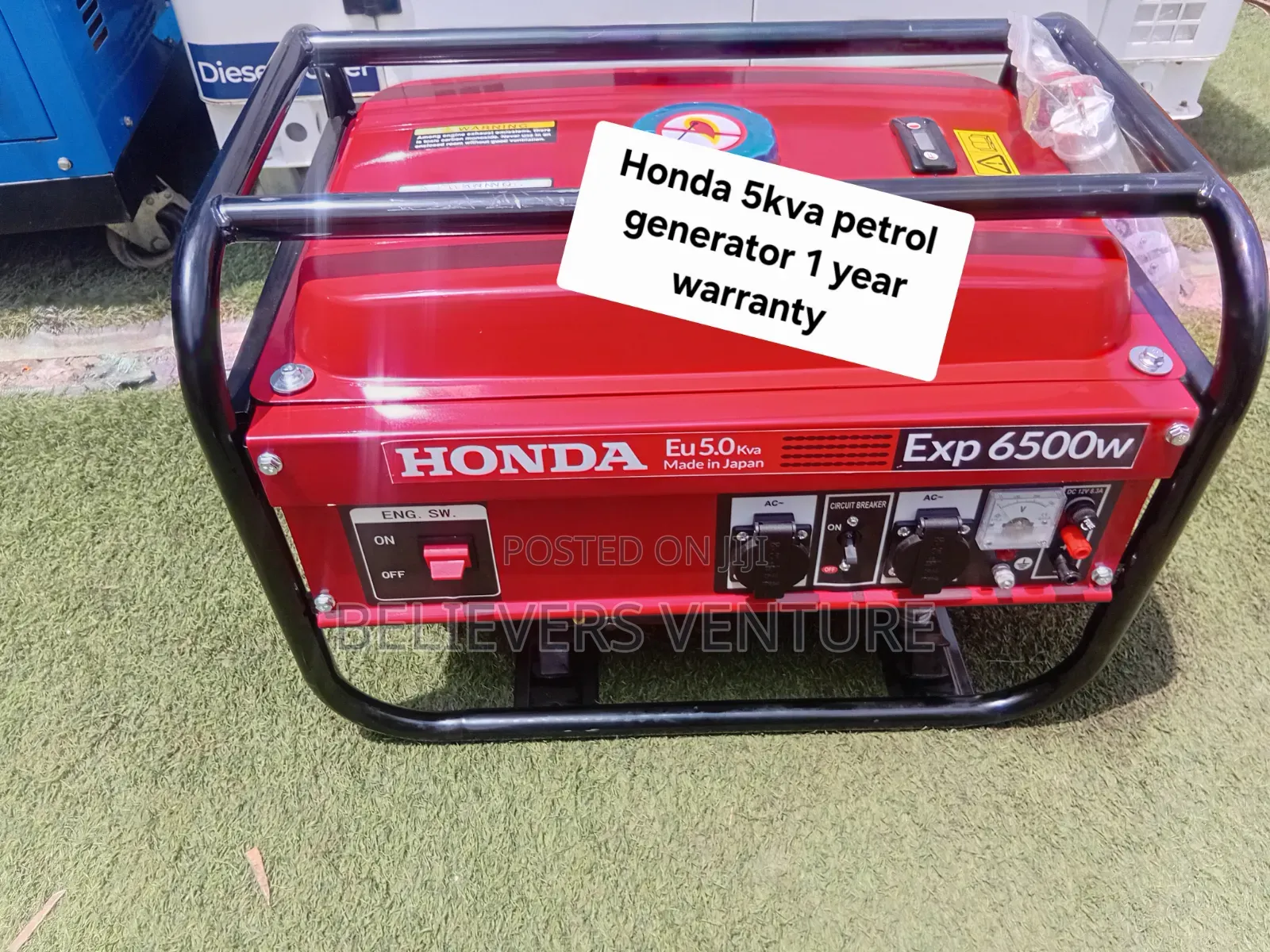 Honda Petrol Generator 5kVA – Reliable Honda Power to Keep You Going