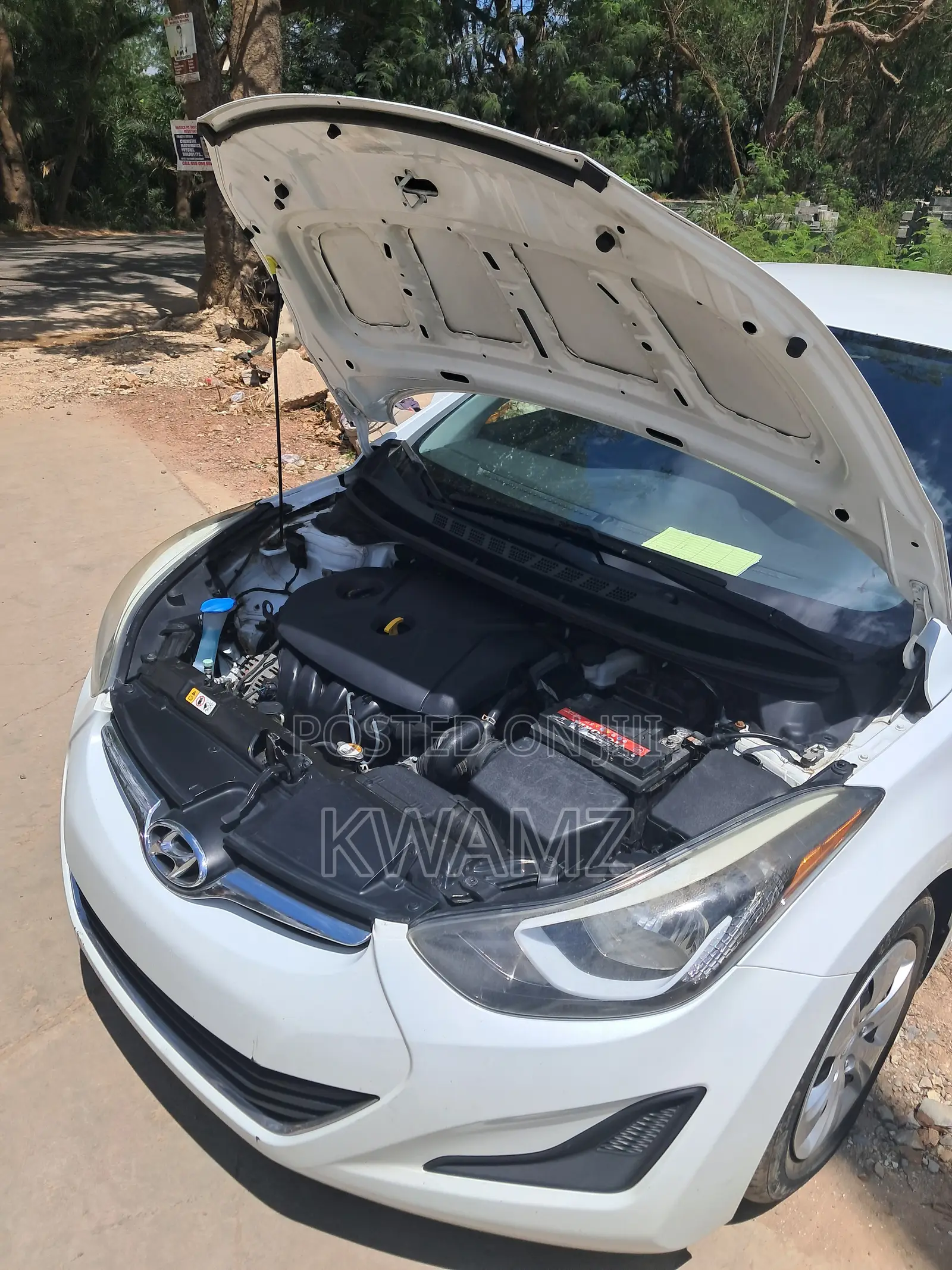 Hyundai Elantra Limited Sedan FWD (1.8L 4cyl 6A) 2016 White
