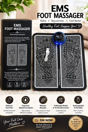 EMS Foot Massage Mat & Mini Massage Stick