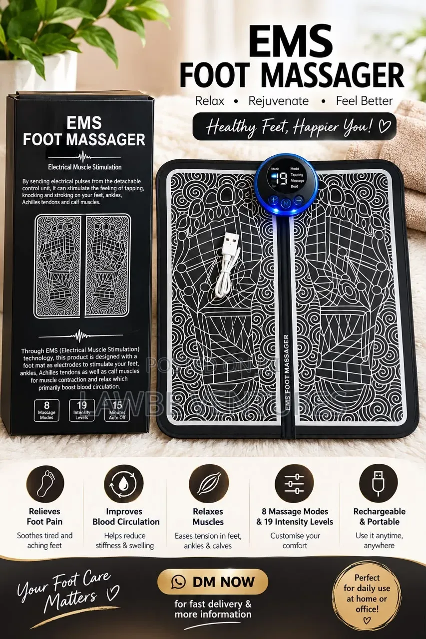 EMS Foot Massage Mat & Mini Massage Stick