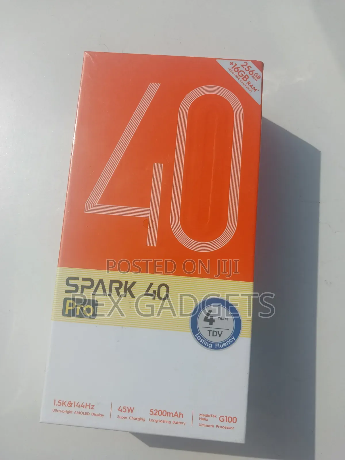 New Tecno Spark 40 Pro 256 GB Gray