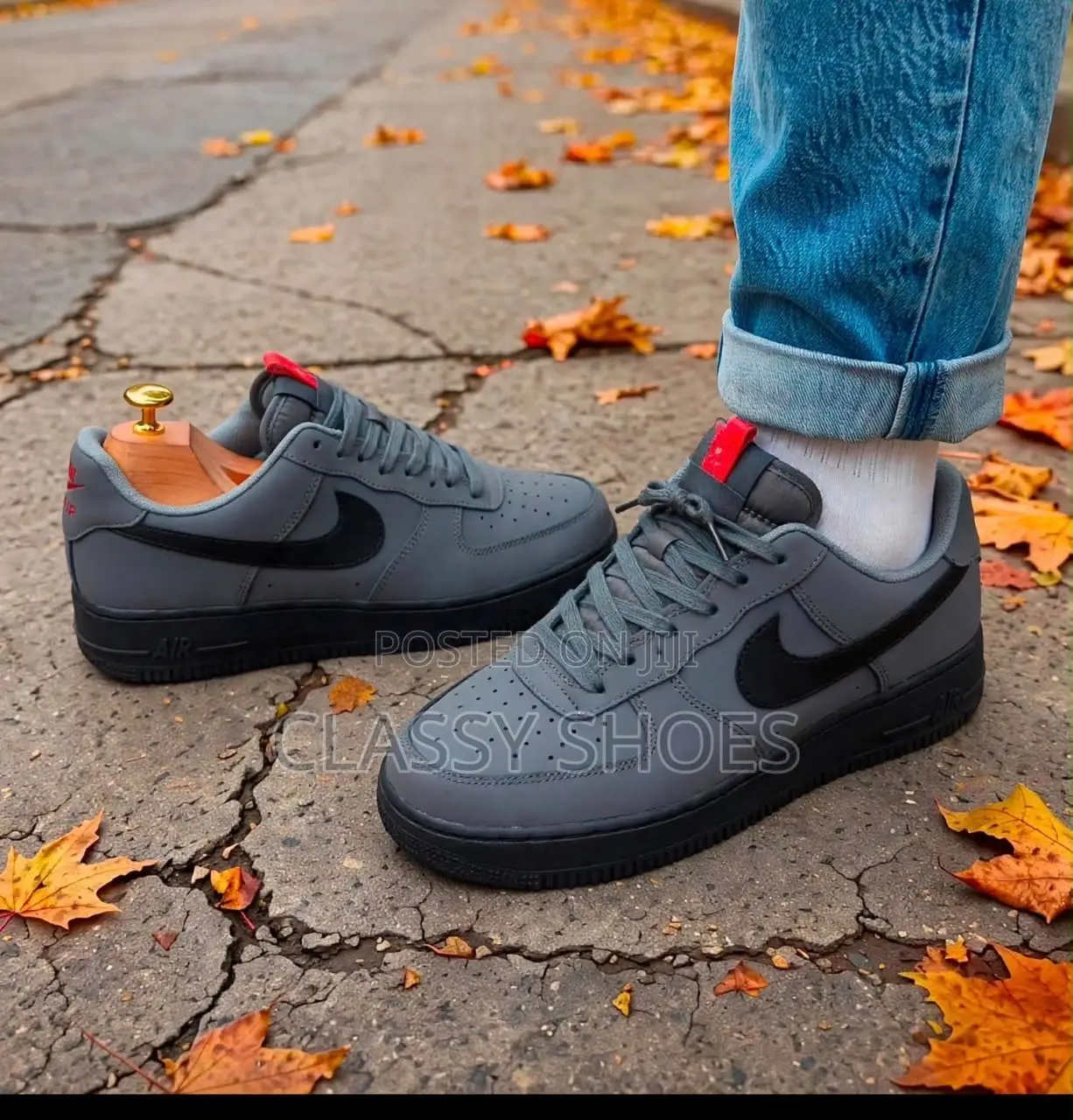 Nike Airforce Dark Ash and Black