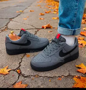 Nike Airforce Dark Ash and Black