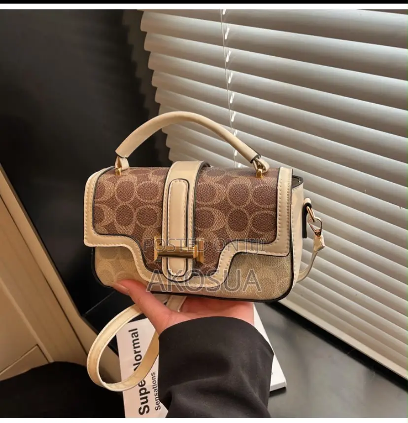 Trendy Mini Hand Tote Bag for Ladies - White