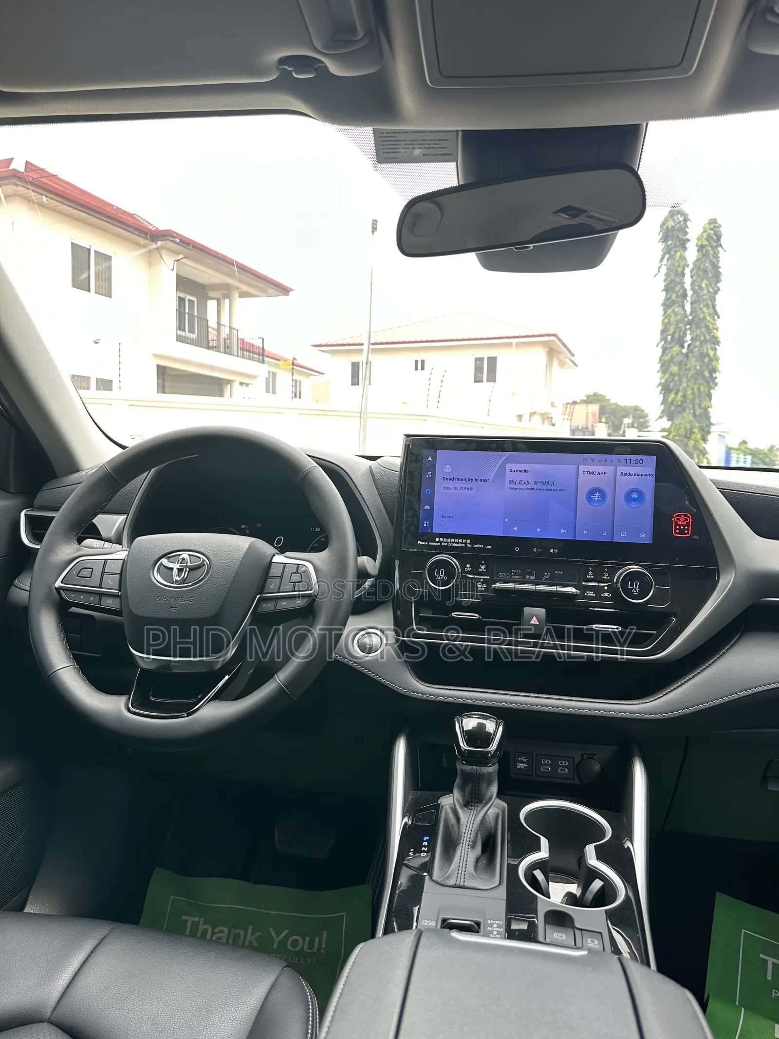 New Toyota Highlander Platinum 2025 Black