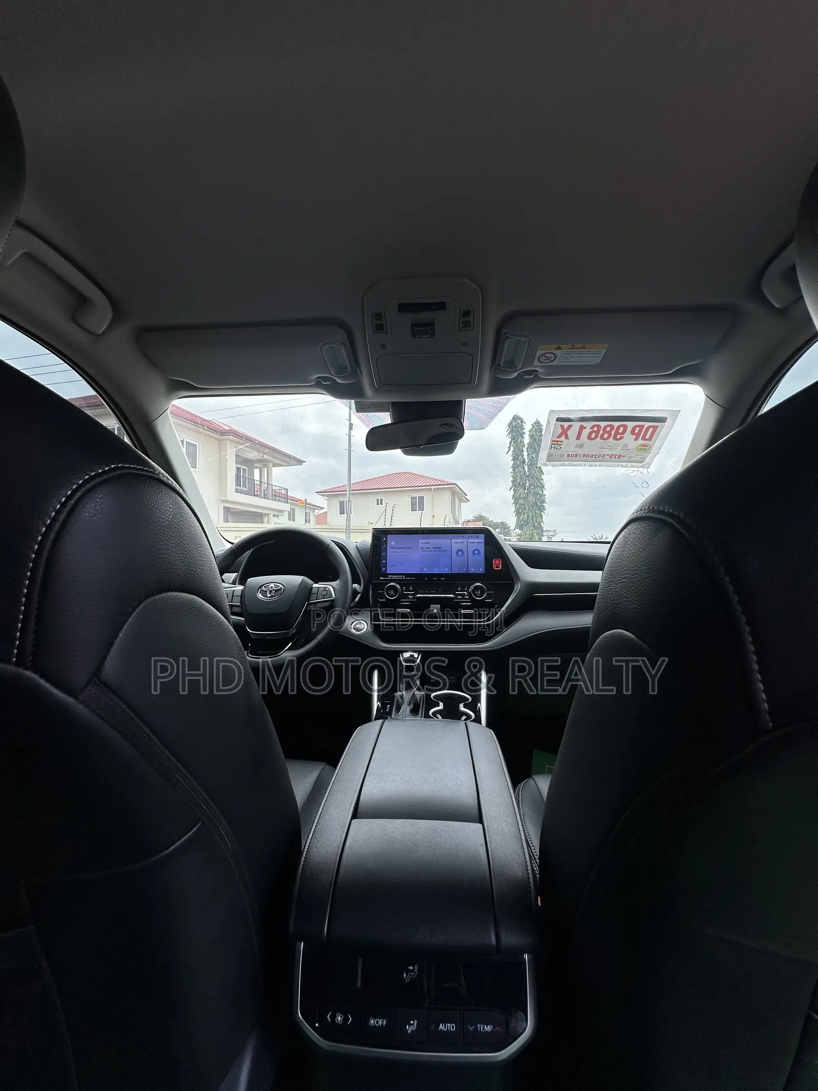 New Toyota Highlander Platinum 2025 Black