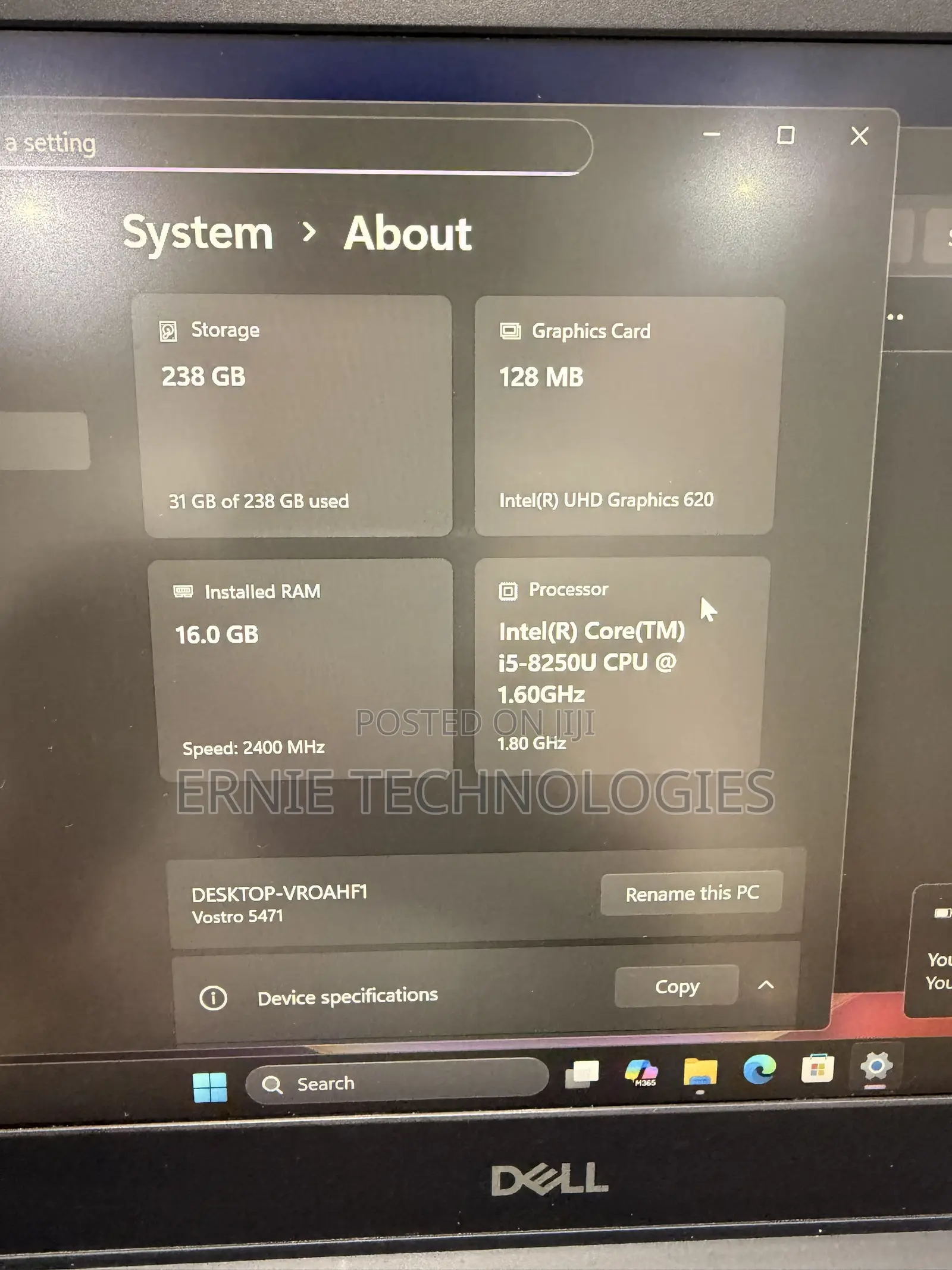 Laptop Dell Vostro 14 5471 16GB Intel Core i5 SSD 256GB
