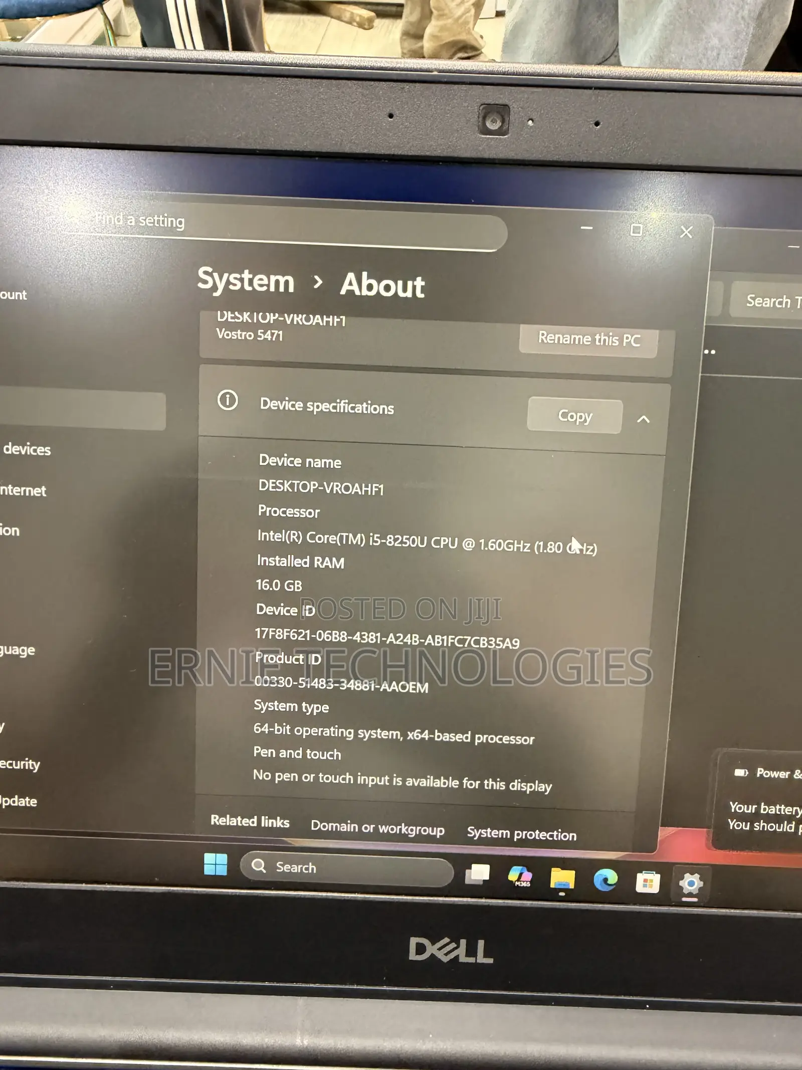 Laptop Dell Vostro 14 5471 16GB Intel Core i5 SSD 256GB