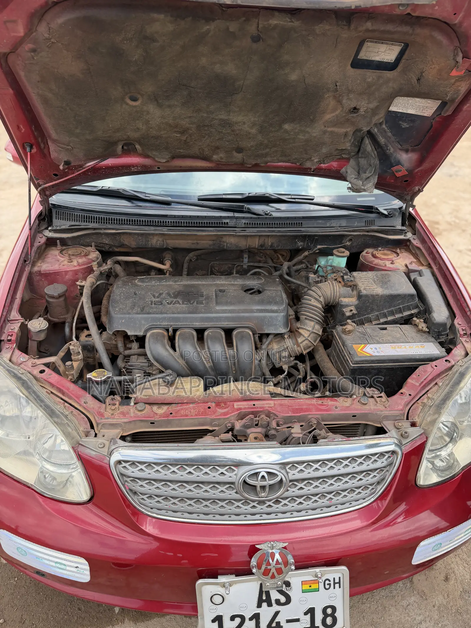 Toyota Corolla 2007 Red