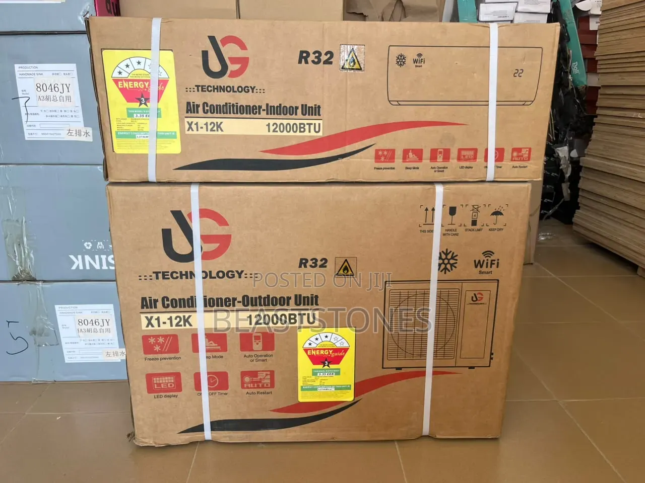 UG Technology 1.5hp AC Energy Saving Wifi R32 X1-12k