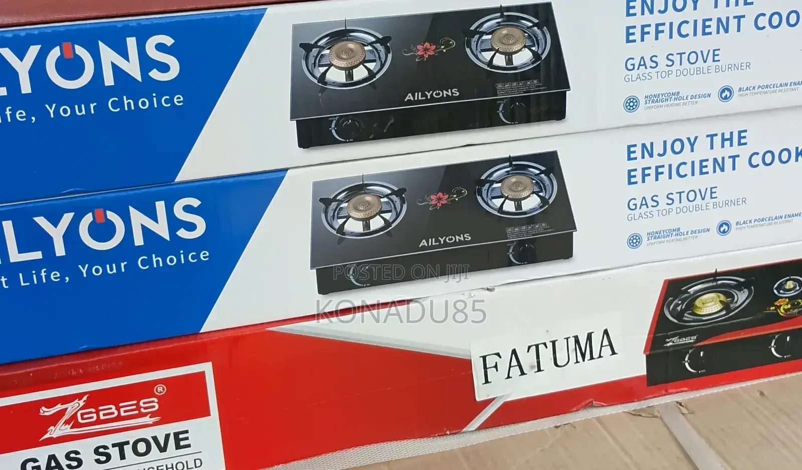 Ailyons 2 Burner Glass Stove