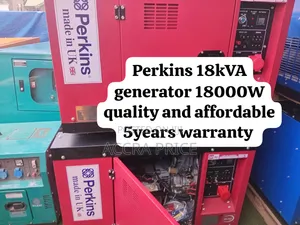 Heavy-Duty Perkins 18kVA Genset With 5 Years Warranty
