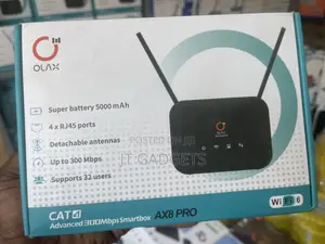 OLAX AX8 PRO 4G Wi-Fi 6 Router, 4 Gigabit Ports