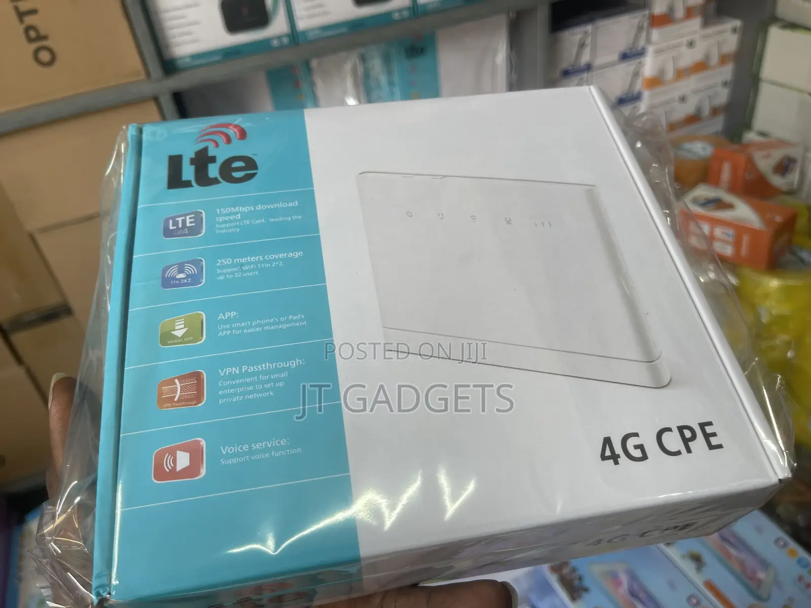 4G LTE CPE Router: Plug, Play & Share Internet