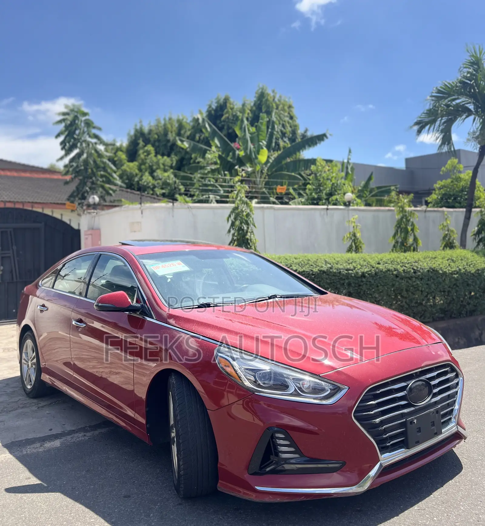 Hyundai Sonata Limited 2018 Red