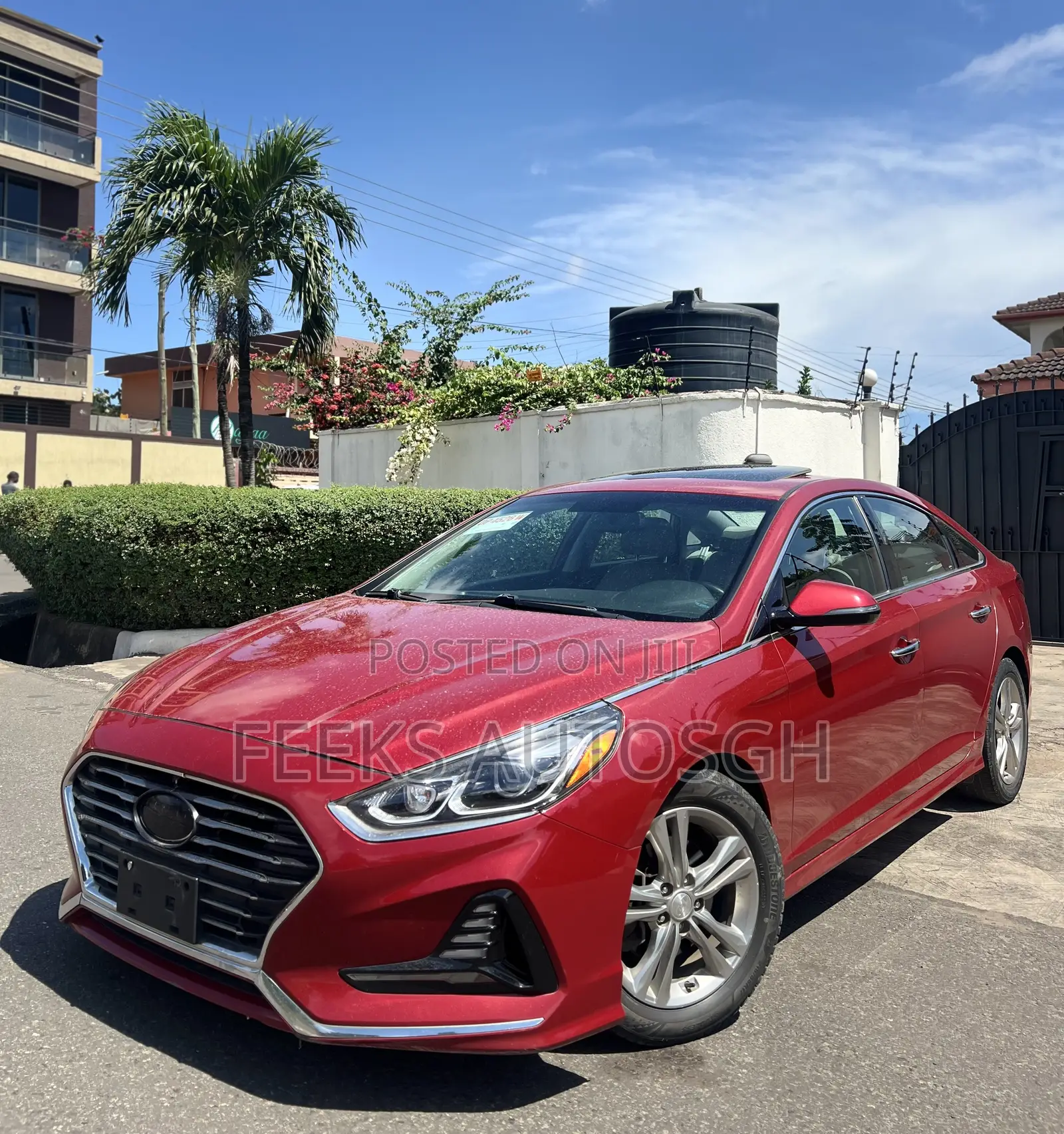 Hyundai Sonata Limited 2018 Red