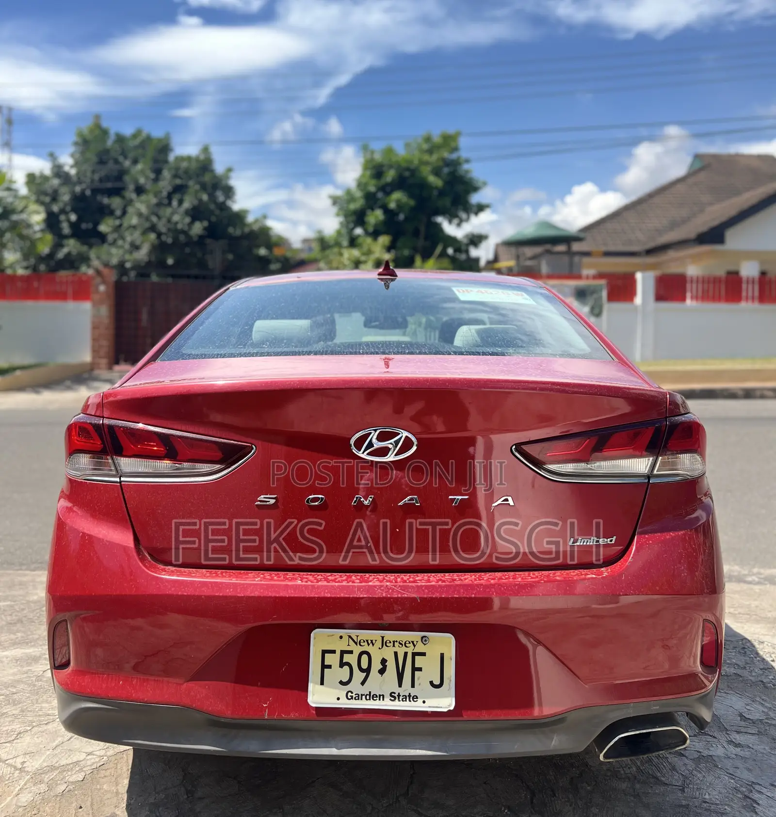 Hyundai Sonata Limited 2018 Red