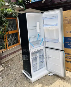 Your Kitchen Deserve Pearl PF-433BBGWD-A1 Double Door Fridge