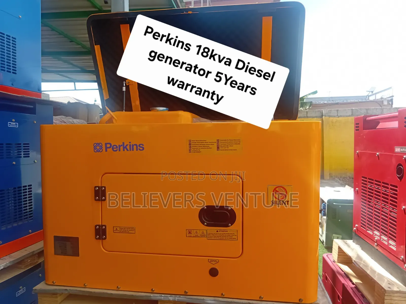 Powerful Perkins 18kVA Diesel Generator – Ready to Power Your Needs