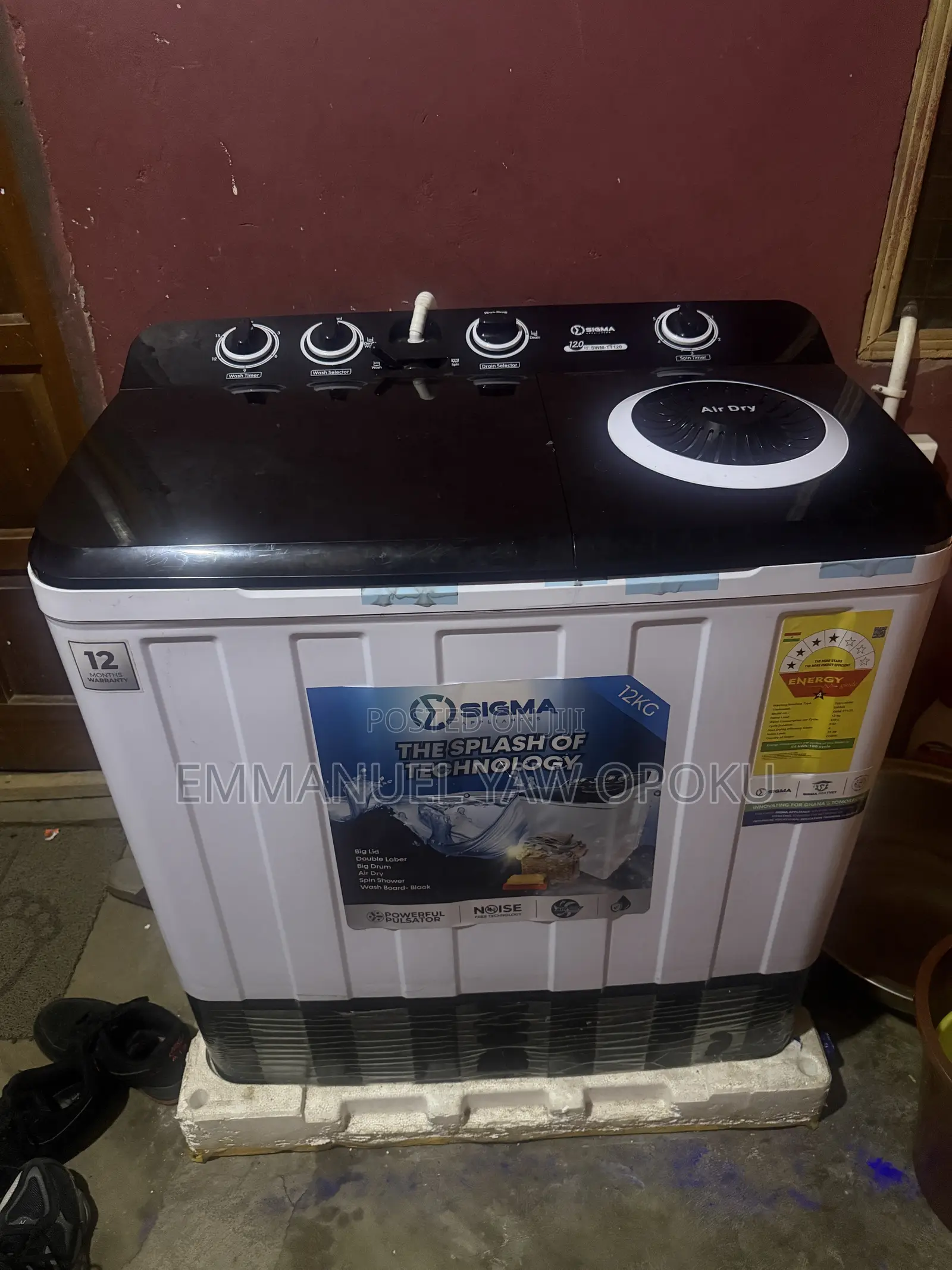 Sigma 12KG Washing Machine