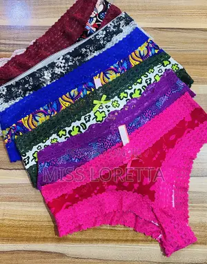 Lace Trim Brazilian Cotton Panties