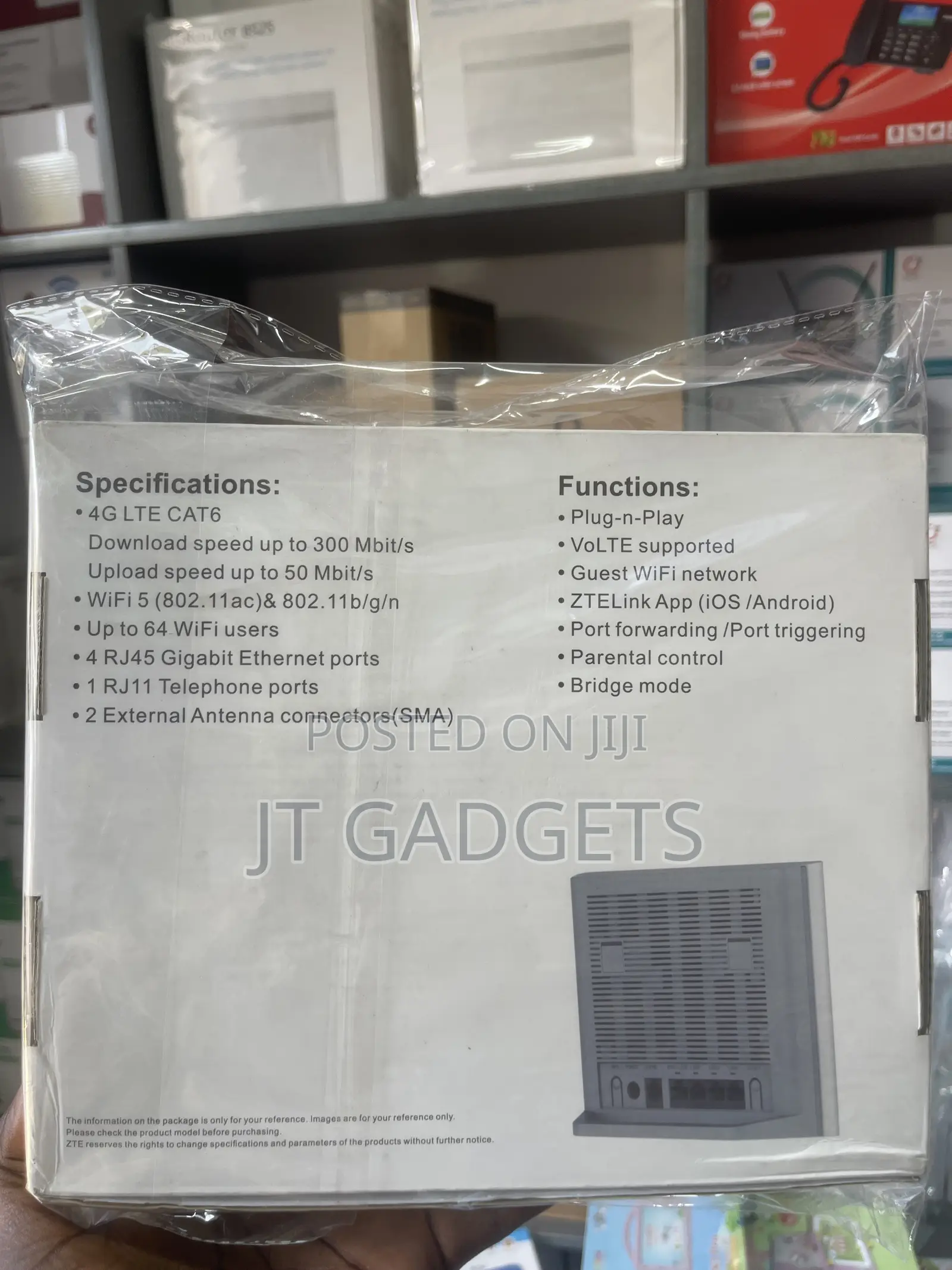 MF296R 4G LTE Cat6 Router: Up to 64 Users Faster