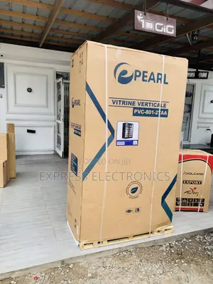 Bettter Deals Display Fridge PVC-801-27aa Double Door Pearl Black