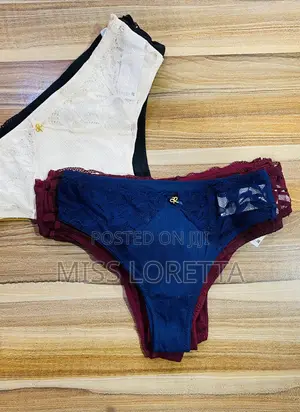 A-Shape Thong Panties , Lace Details