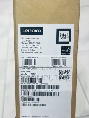 New Laptop Lenovo IdeaPad 1 8GB Intel Core i5 SSD 256GB