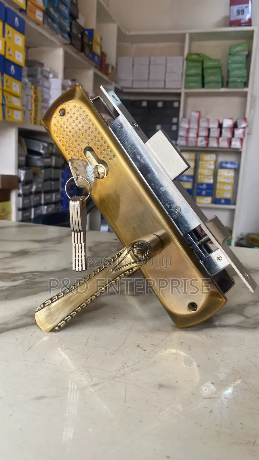 High Quality SUPER BELLOTTI Wooden Door Lock