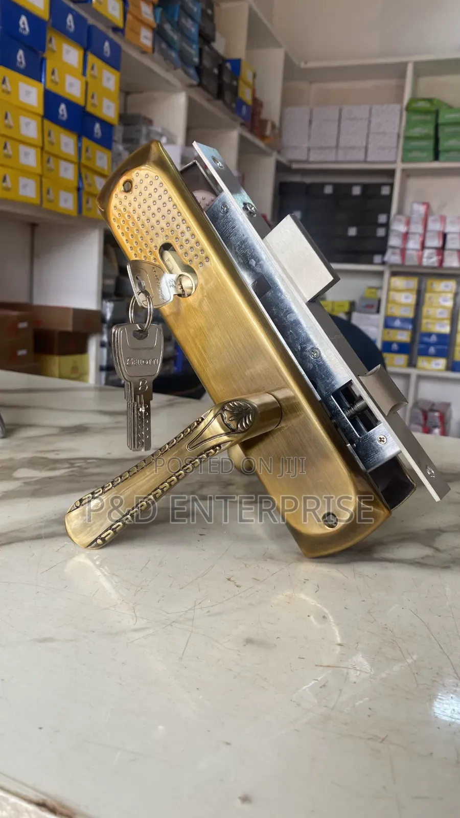High Quality SUPER BELLOTTI Wooden Door Lock