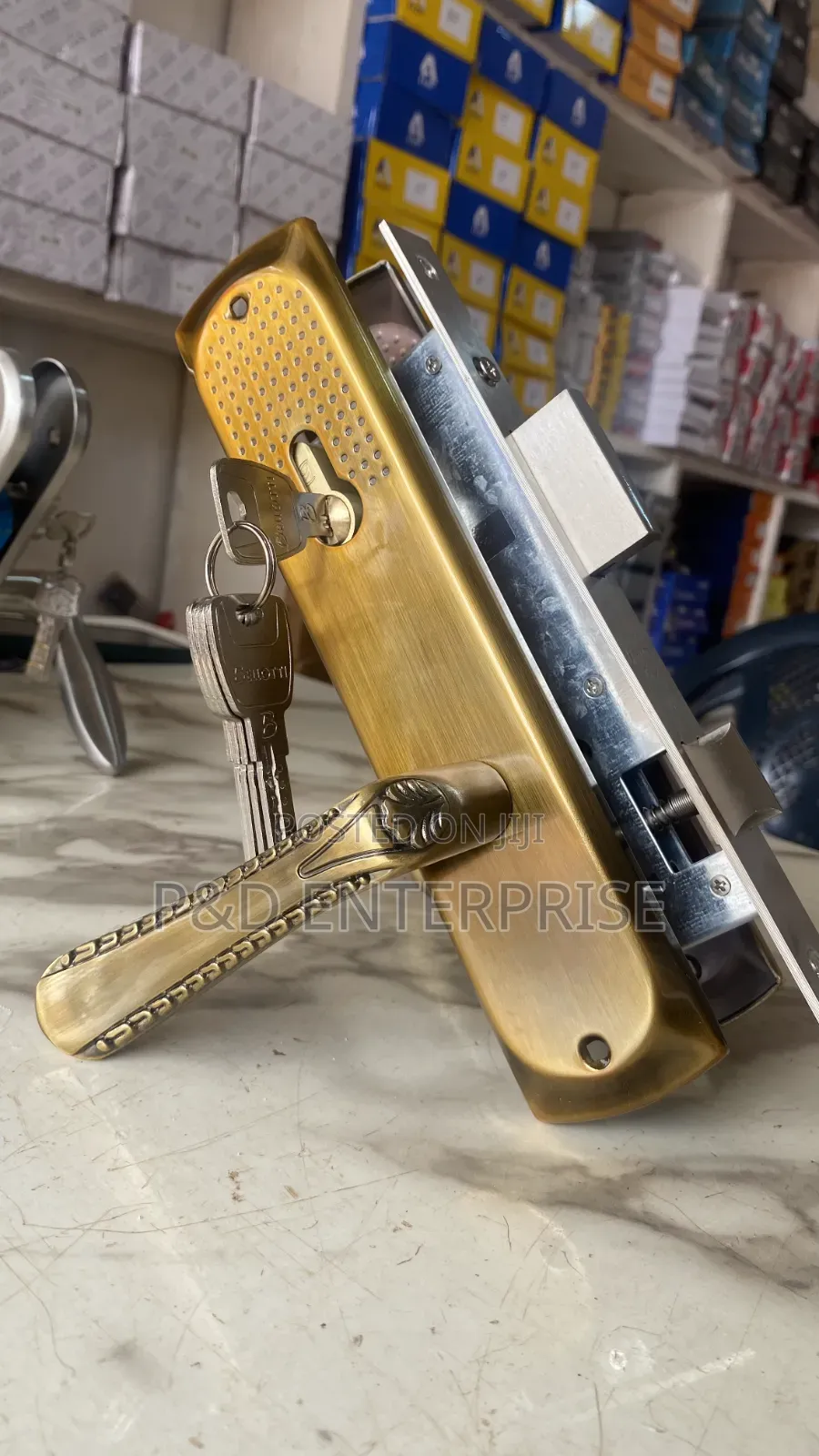 High Quality SUPER BELLOTTI Wooden Door Lock