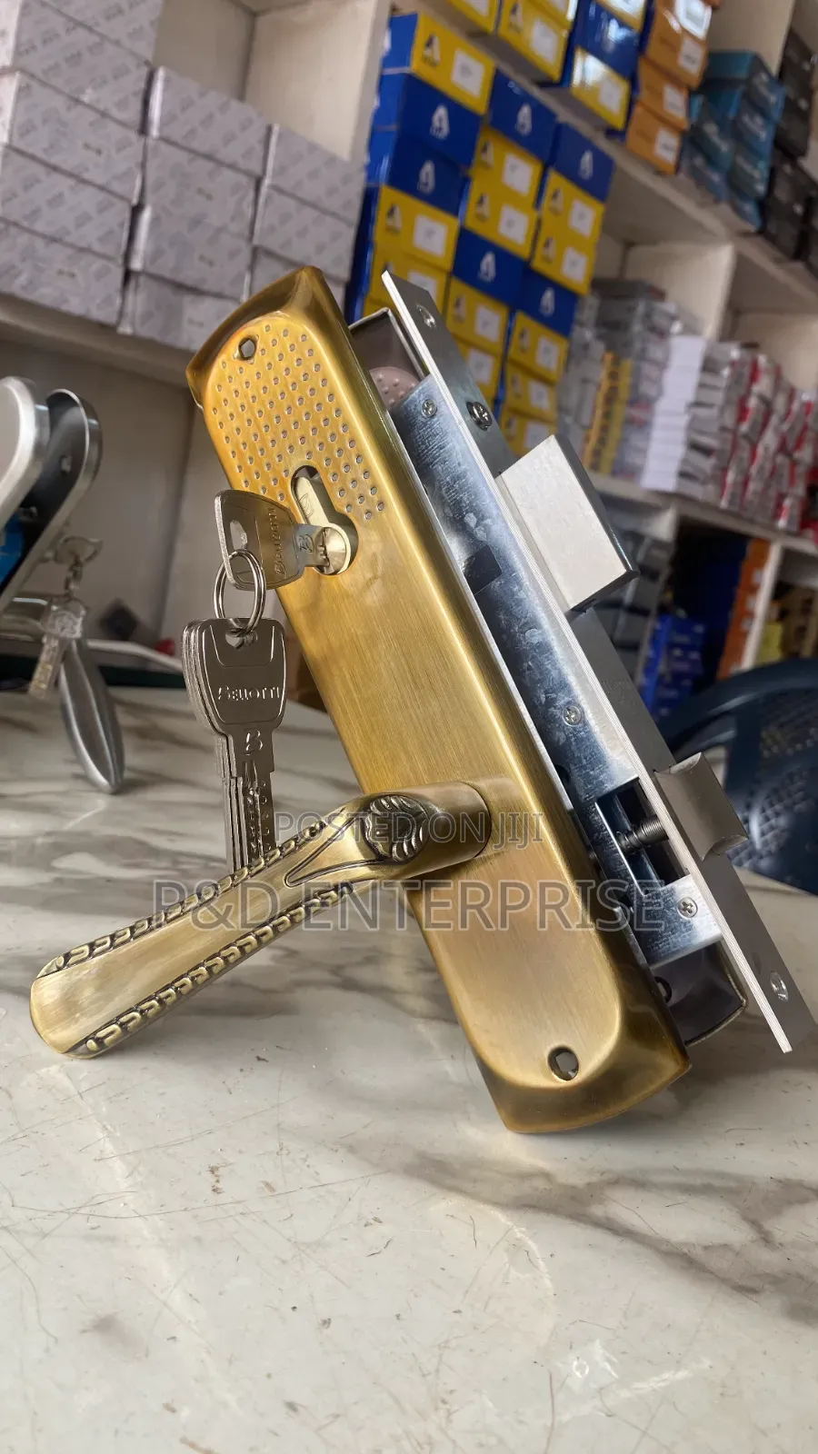 High Quality SUPER BELLOTTI Wooden Door Lock