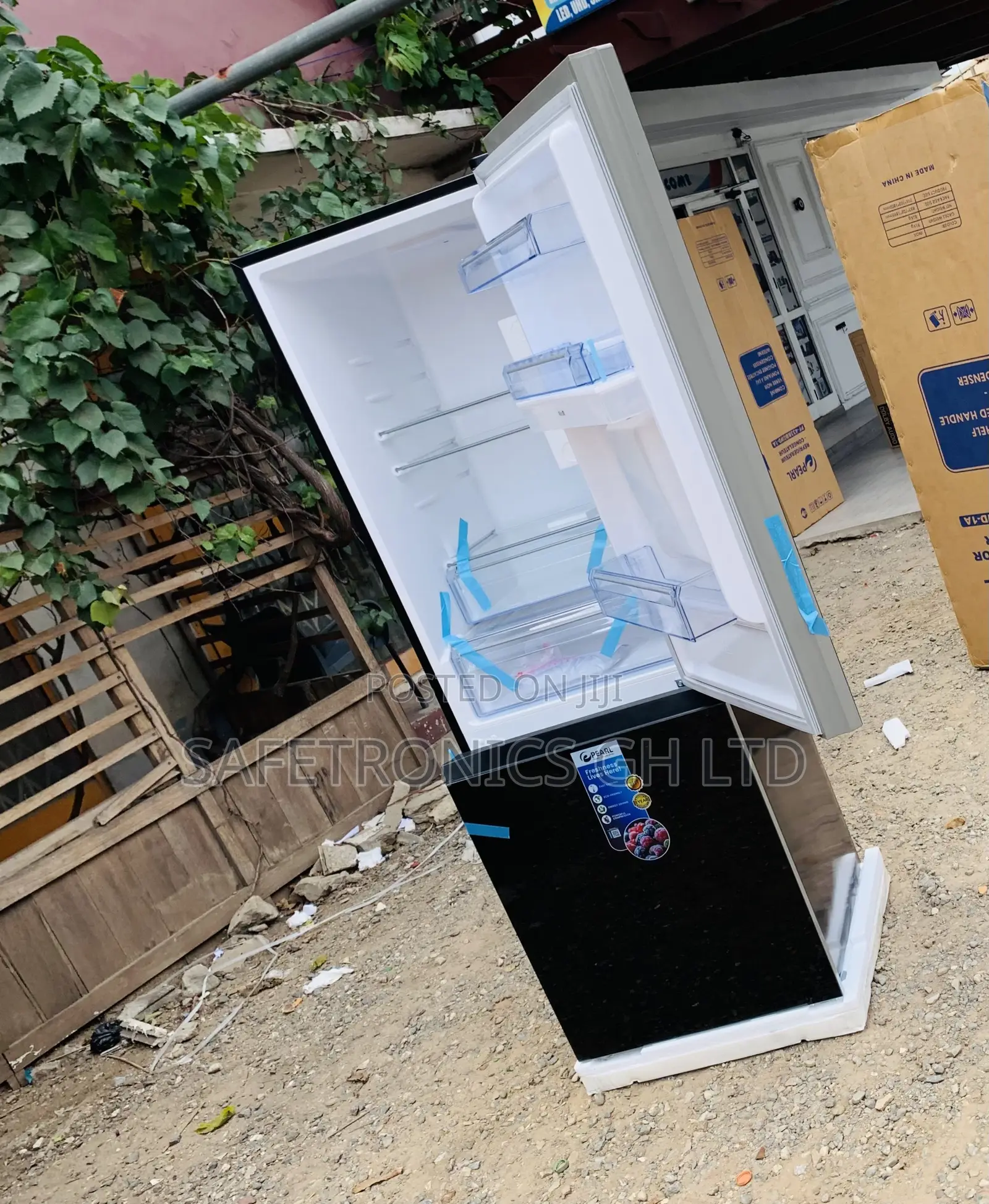 Newly Virtual Black 309L Pearl Bottom Mount Fridge