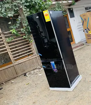 Smart Cooling Pearl Black 309L Bottom Mount Fridge