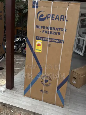 Your Kitchen Deserves Pearl PF-613MDIXWD-1A Side by Side Refrigerator.